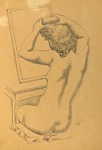 14. Tuschfeder, monogrammiert, 400 x 270 mm um 1930